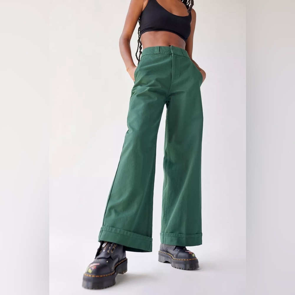 OBEY Green Mila Women’s Work Pants 27 NWT